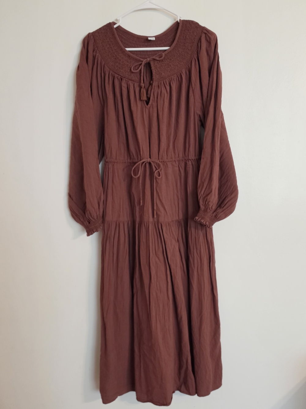 Women's Old Navy Rust Long Sleeve Dress